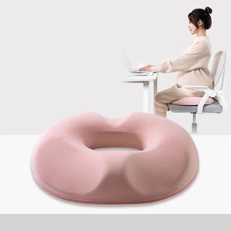 Polštářek z paměťové pěny na sedadlo | Úleva pro kostrč a páteř | Ergonomický a pohodlný