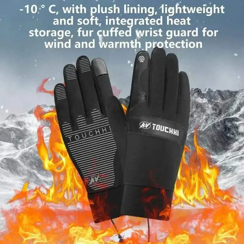 ThermaGlide USB Heated Gloves | Waterproof & Touchscreen Compatible | Winter Hand Warmers for Skiing, Motorcycling & Outdoor