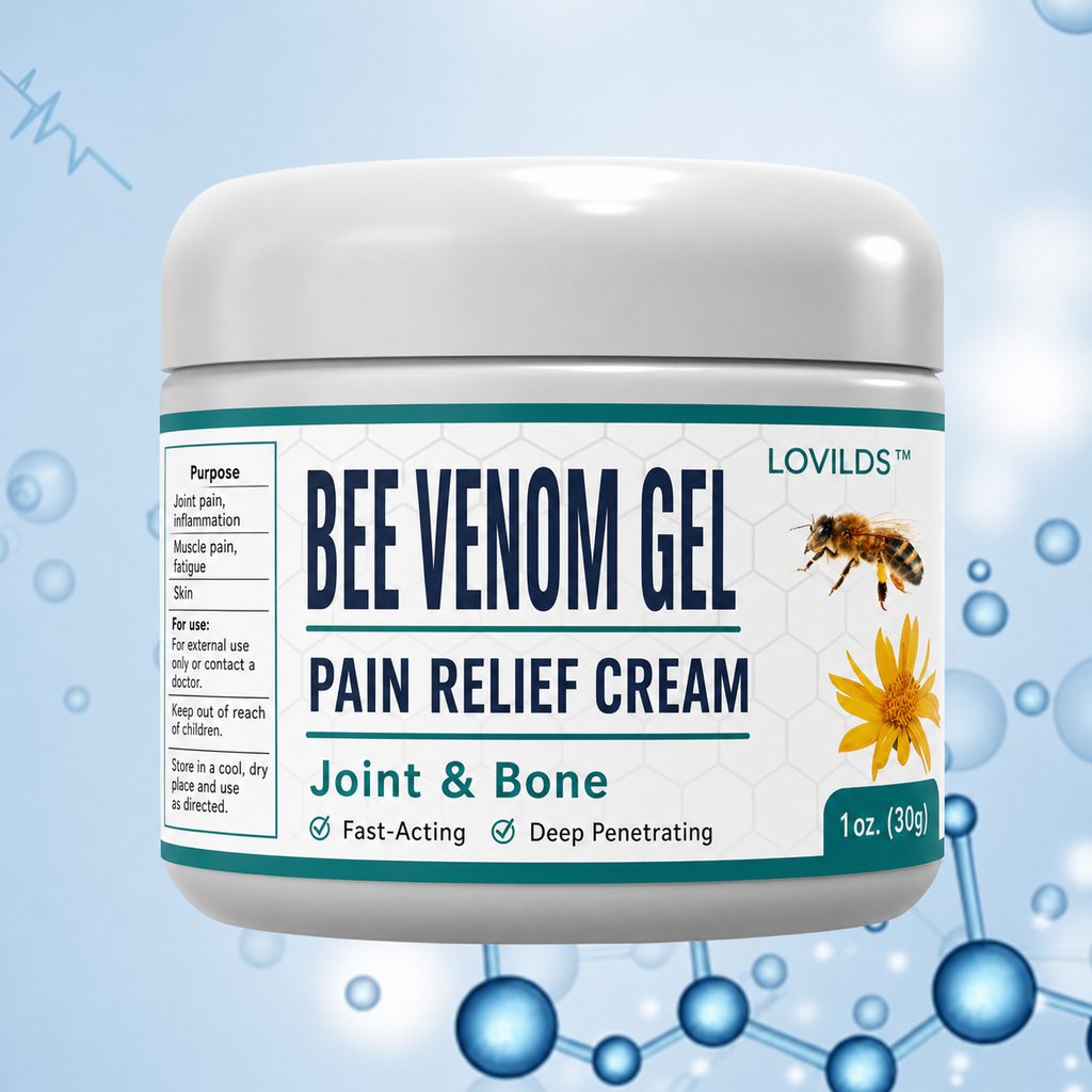 Schmerzmittel | Bienengift Pflege für Gelenke | Wärmende Tiefenwirkung Massage | BeeRelief