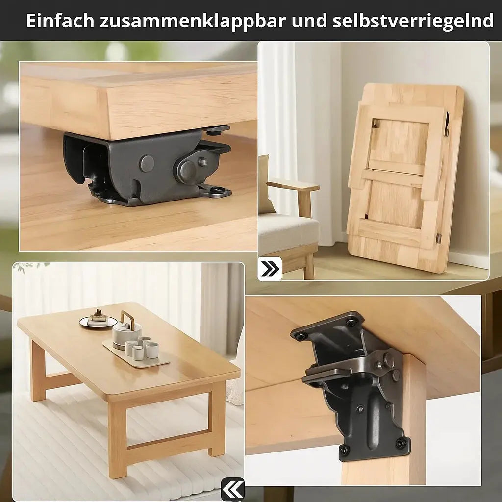 Schwere Klappwinkel für Tischbeine – stabil & platzsparend (2 Stück) Mivoza Deutschland
