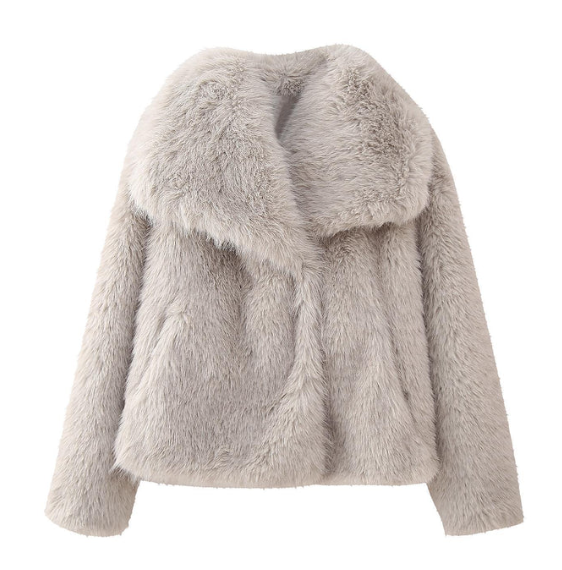 Women's winter jacket | Elegant design | Cozy faux fur look