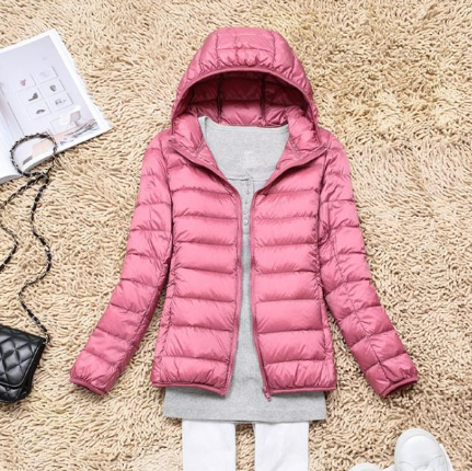 Women's Ultra-Lightweight Down Jacket - Elegant and Comfortable Light Coat