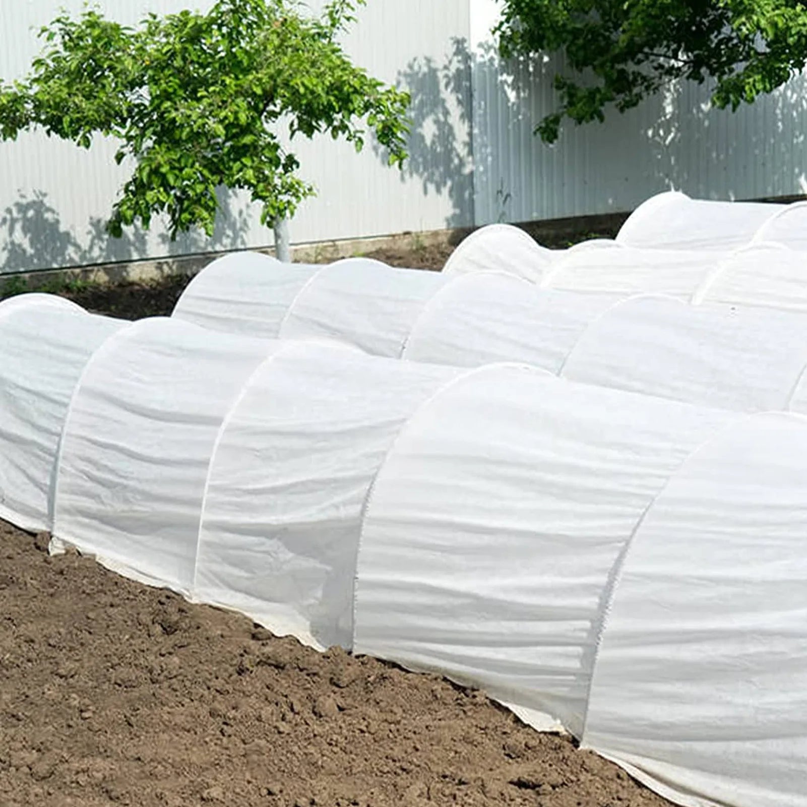 Fiberglass Garden Hoop Set for DIY Plant Tunnels - Rustproof & Reusable
