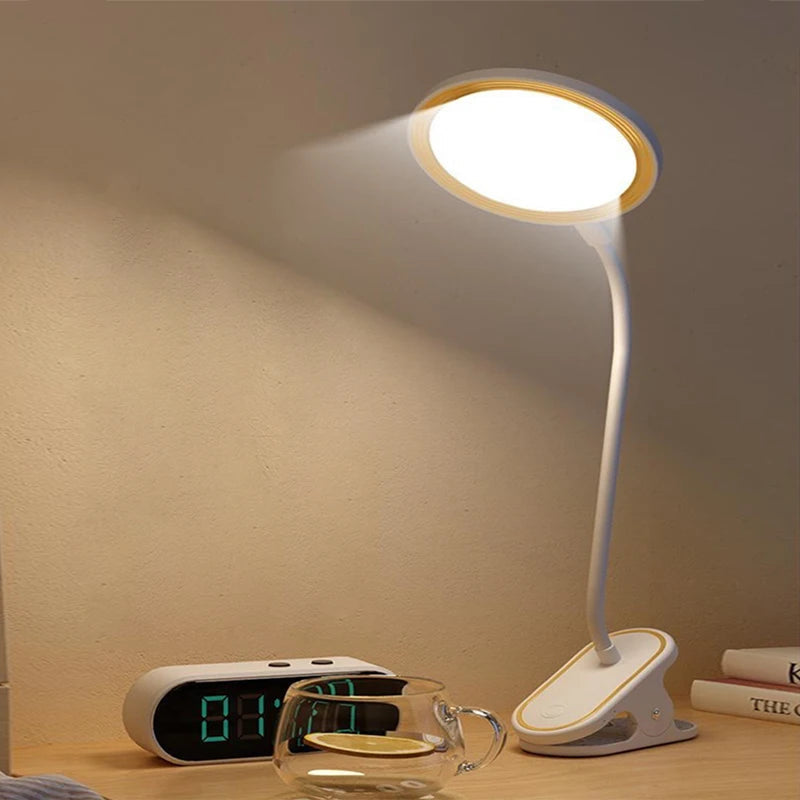 Lampada da tavolo LED touch ricaricabile con luce naturale (4000 K) e design moderno
