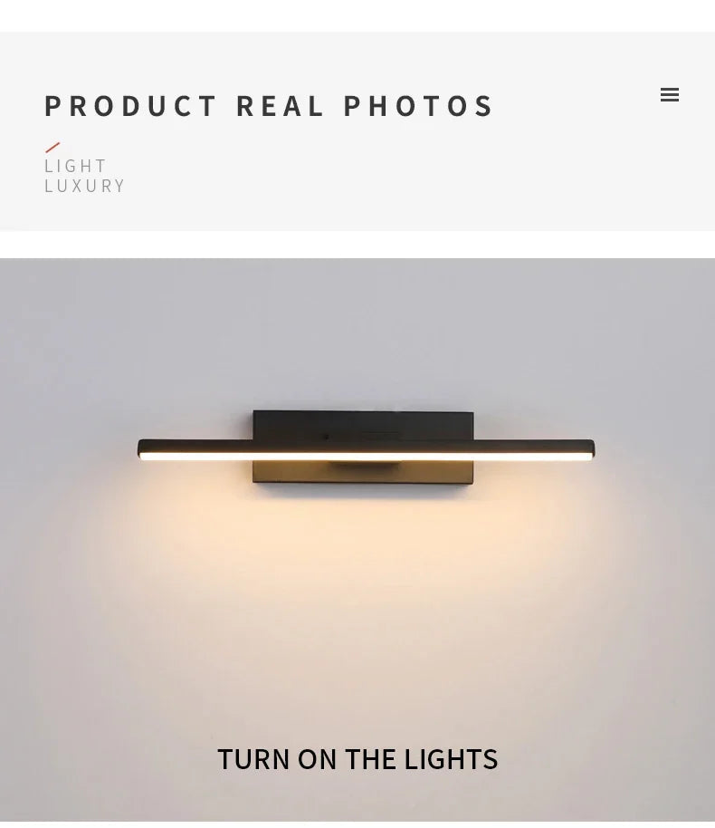 Nastavitelné nástěnné LED svítidlo | otočení o 330° | moderní design do ložnice a obývacího pokoje | hliník