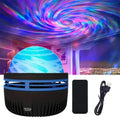 Northern Lights Projector | Music Synchronization & Remote Control | RGB Mood Light | USB Charging | 7.8×7.8×8.7 cm