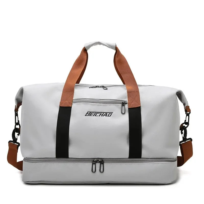 Large Capacity Fitness Travel Bag | Wet-Dry Separation | Hand & Shoulder Bag for Women