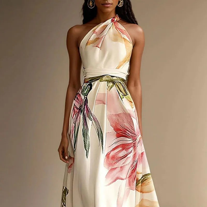 Floral Wedding Guest Maxi Dress