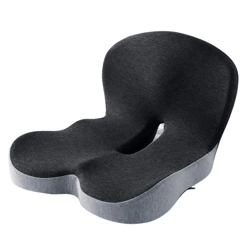 Sitzkissen | Ergonomisches Memory Foam Sitzkissen | Druckentlastend & Rutschfest | ErgoComfort