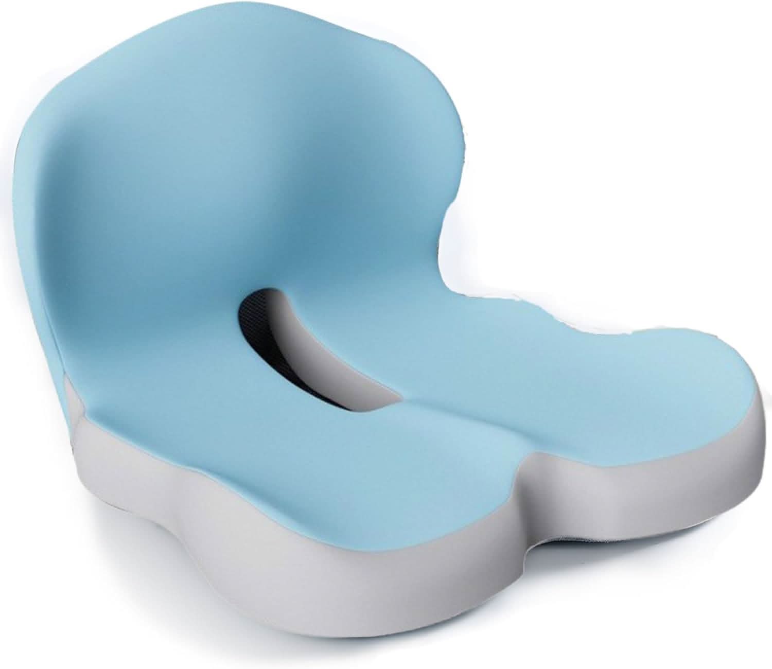 Sitzkissen | Ergonomisches Memory Foam Sitzkissen | Druckentlastend & Rutschfest | ErgoComfort