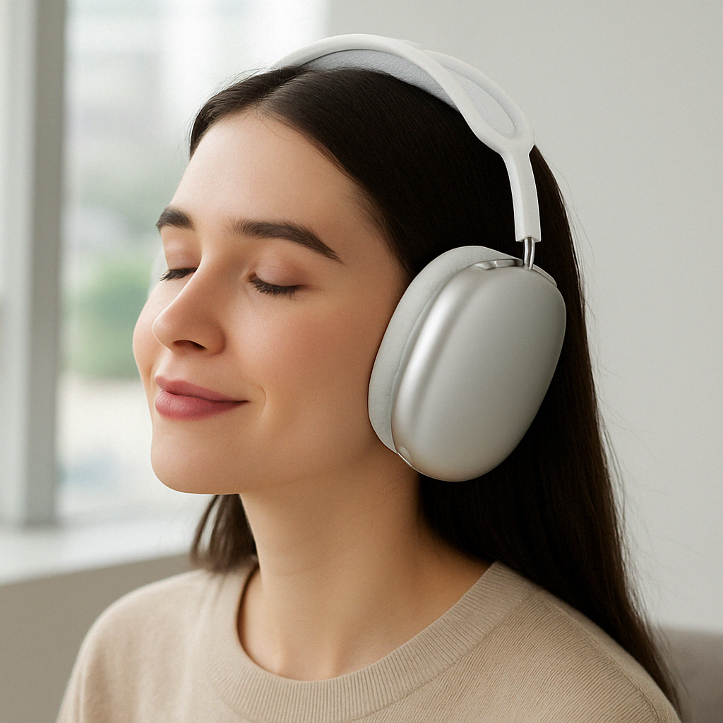 Wireless Bluetooth Headphones  Over-Ear Noise Cancelling Design - Product example