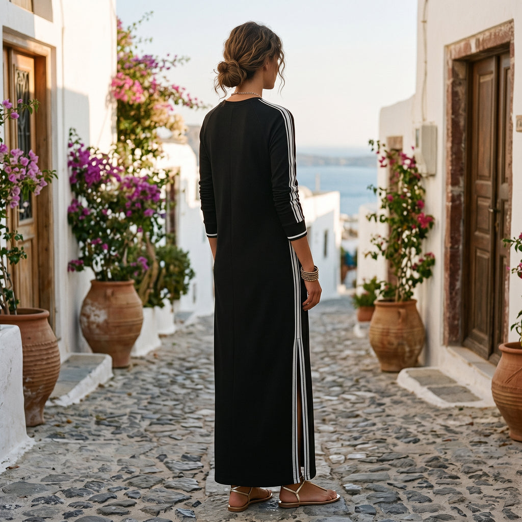 Sophia | Chic White Maxi Dress With Button-Down Collar DONE 05 -21-2026