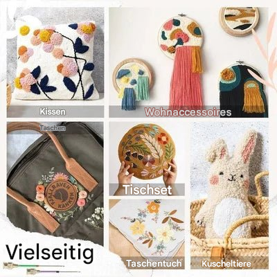 Sticknadel-Set | Einfaches Sticken | Farbcodierte Nadeln | EasyStitch