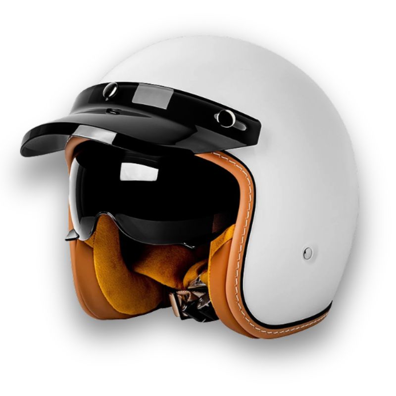 Kask motocyklowy Timeless - zatwierdzony przez DOT i ECE