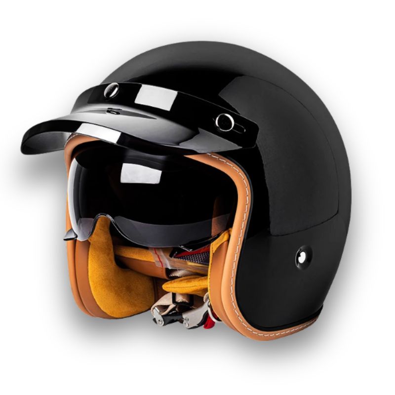 Kask motocyklowy Timeless - zatwierdzony przez DOT i ECE