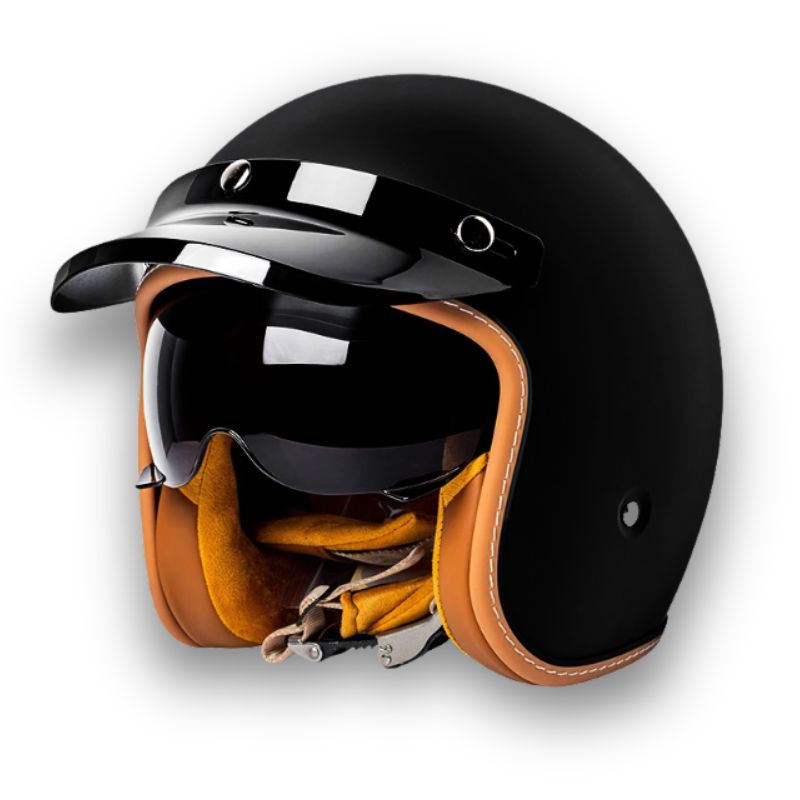 Kask motocyklowy Timeless - zatwierdzony przez DOT i ECE