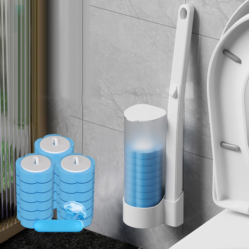 Toilettenbürste Einweg | Antibakteriell | Hygienische Schwammköpfe | CleanClick