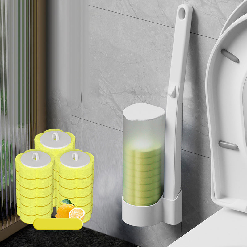 Toilettenbürste Einweg | Antibakteriell | Hygienische Schwammköpfe | CleanClick