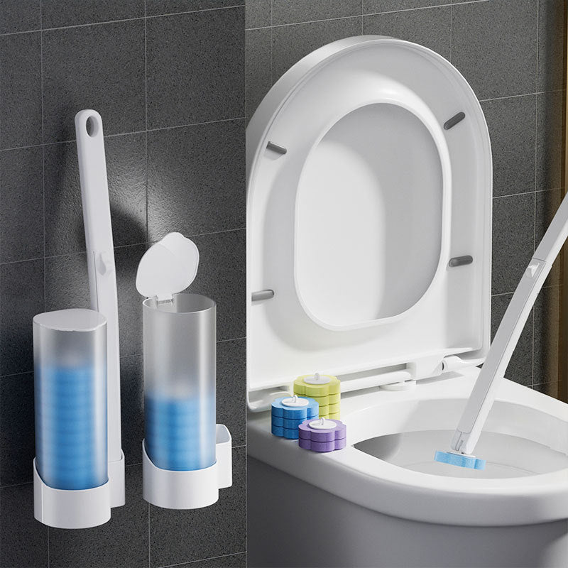 Toilettenbürste Einweg | Antibakteriell | Hygienische Schwammköpfe | CleanClick