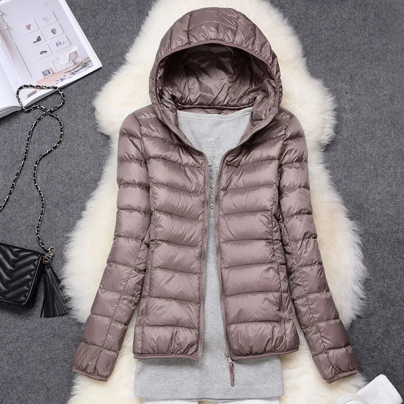 Giacca imbottita ultraleggera da donna - Cappotto leggero elegante e confortevole
