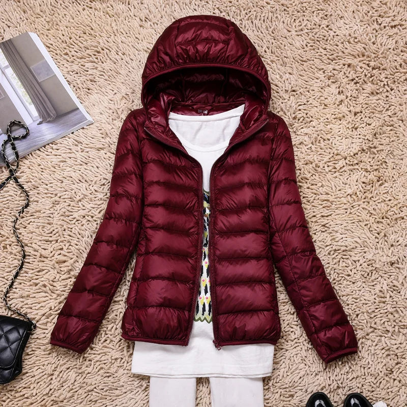 Giacca imbottita ultraleggera da donna - Cappotto leggero elegante e confortevole