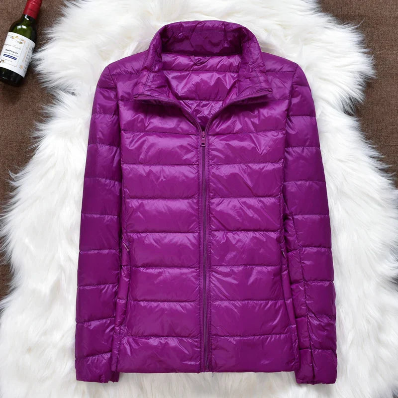 Giacca imbottita ultraleggera da donna - Cappotto leggero elegante e confortevole