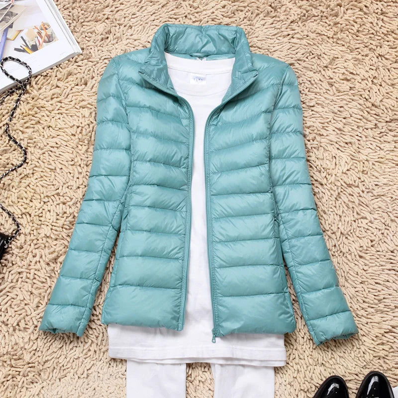 Giacca imbottita ultraleggera da donna - Cappotto leggero elegante e confortevole