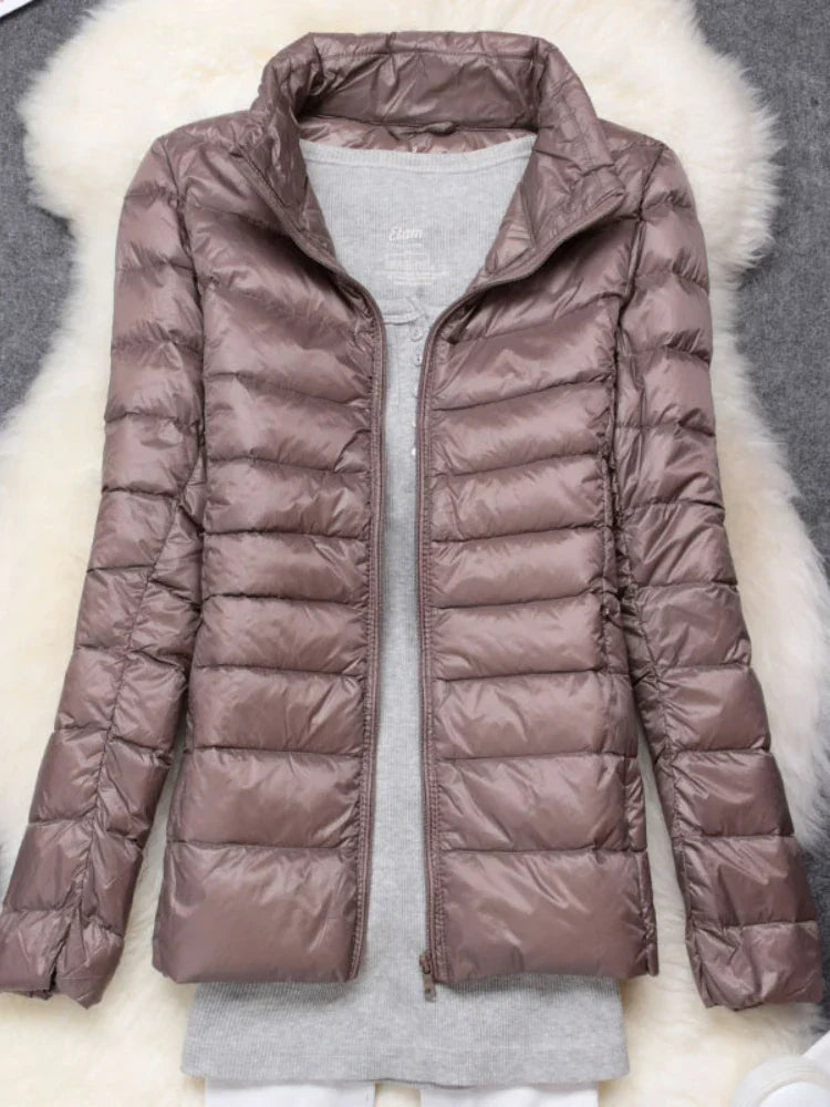 Giacca imbottita ultraleggera da donna - Cappotto leggero elegante e confortevole