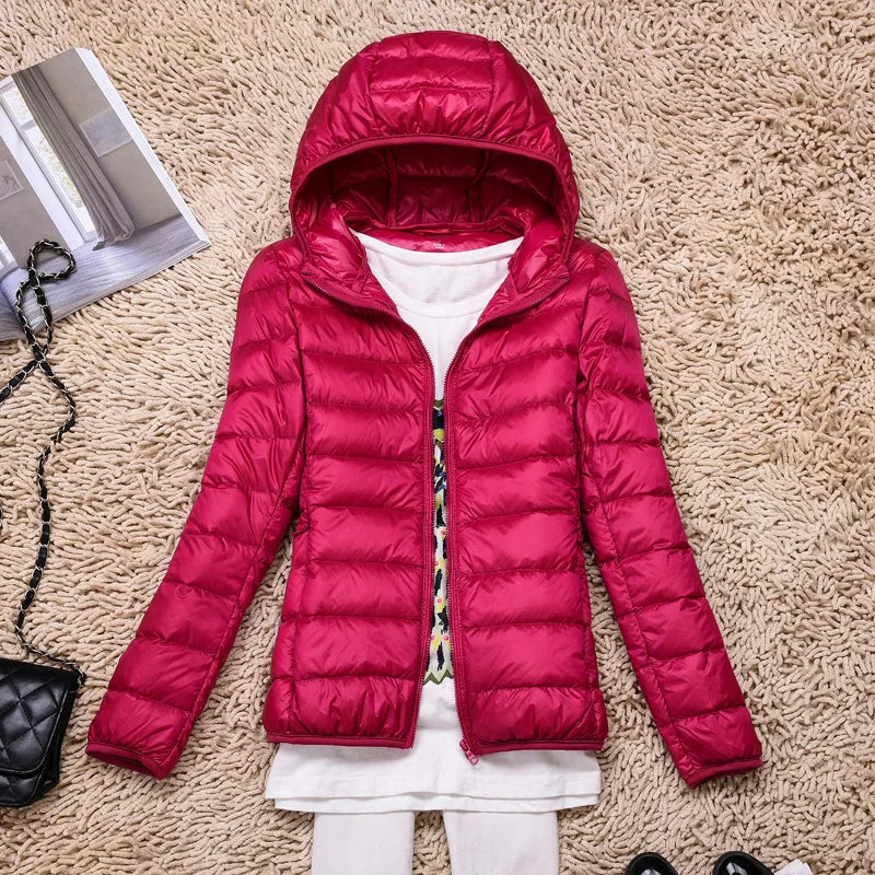 Giacca imbottita ultraleggera da donna - Cappotto leggero elegante e confortevole