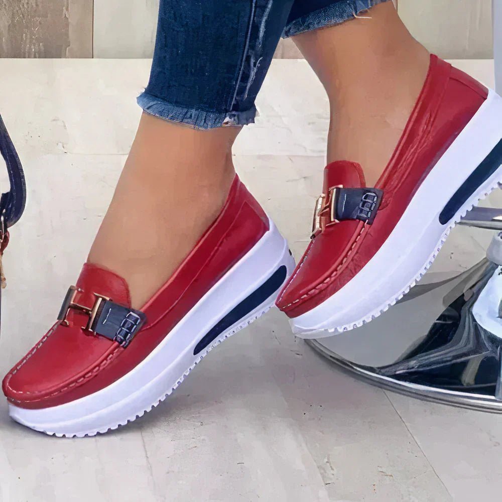Women’s Platform Loafers – Modern Slip-On Style