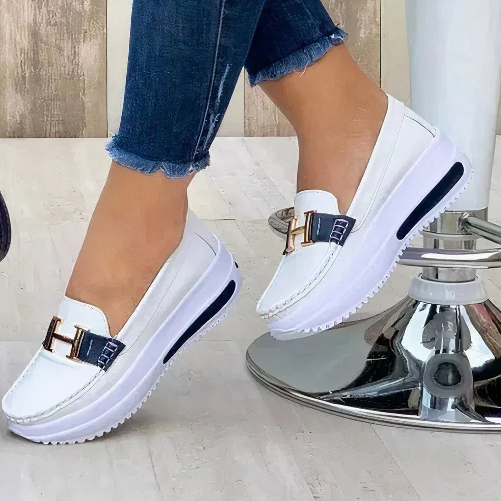 Women’s Platform Loafers – Modern Slip-On Style