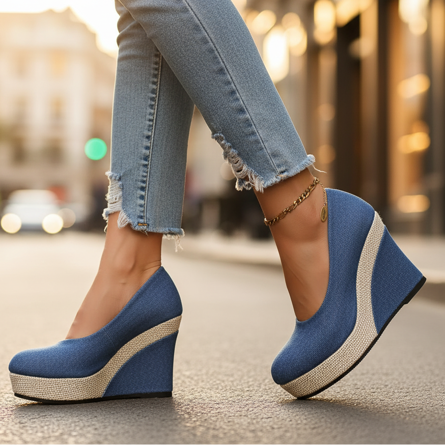 Novella Wedge Slip-on Shoes