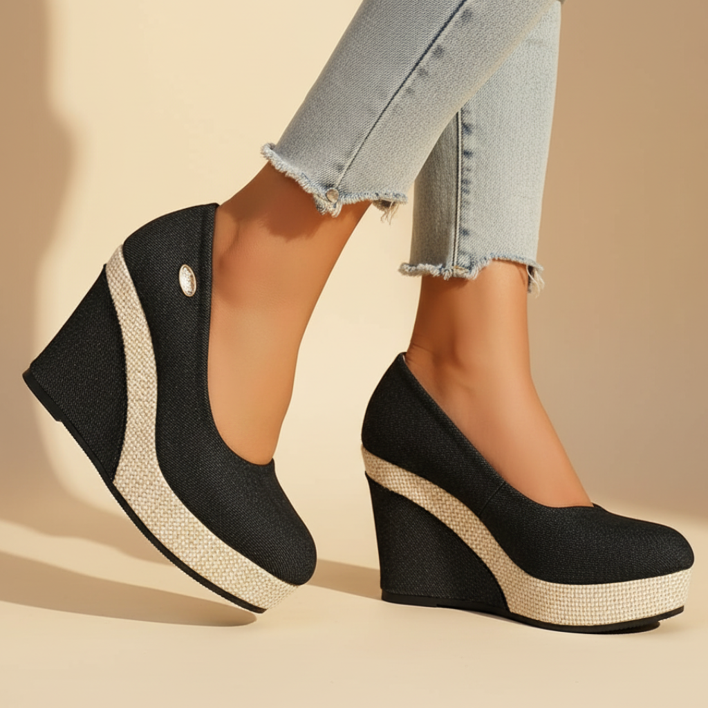 Novella Wedge Slip-on Shoes
