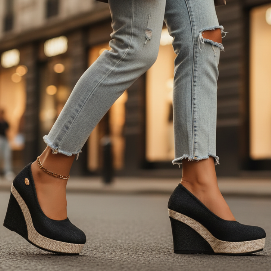 Novella Wedge Slip-on Shoes