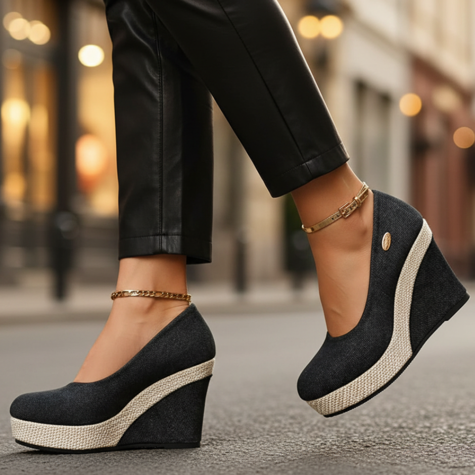 Novella Wedge Slip-on Shoes