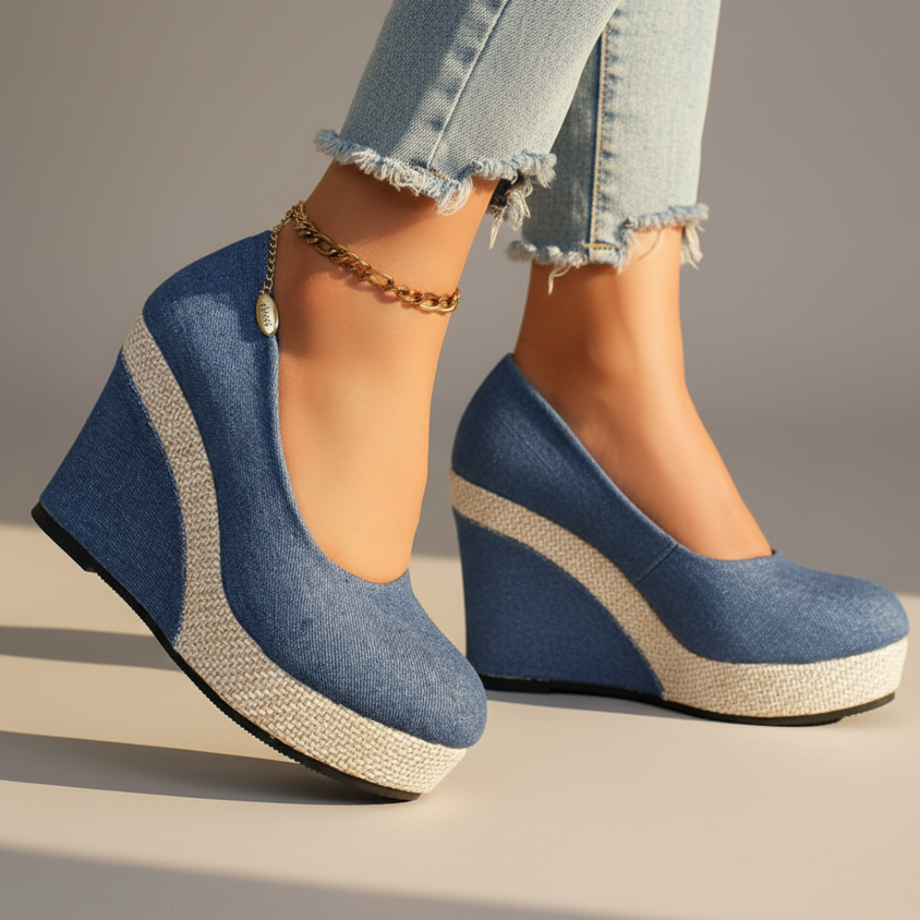 Novella Wedge Slip-on Shoes