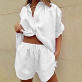 Women's Linen Two-Piece Set for Versatile Styling 2