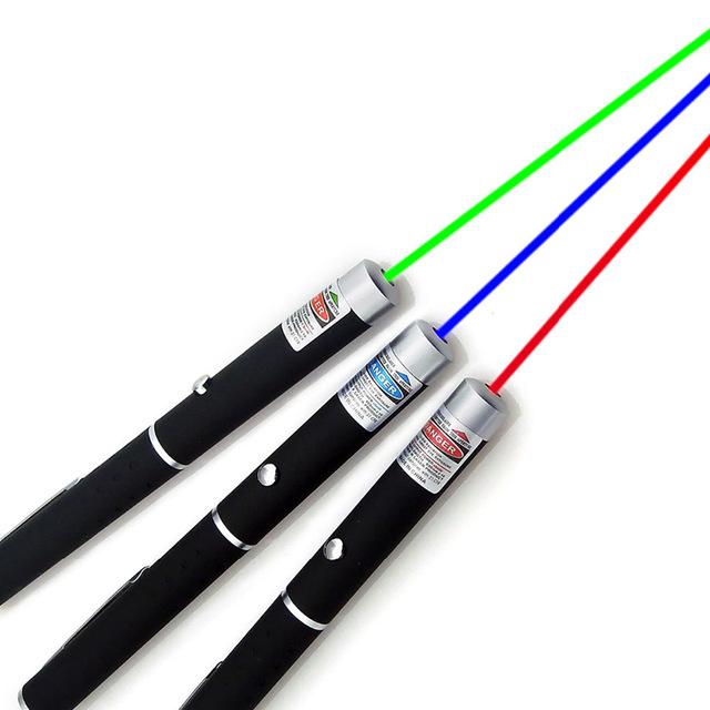 High-Performance Multi-Color Laser Pointer – Red, Green, Blue-Violet