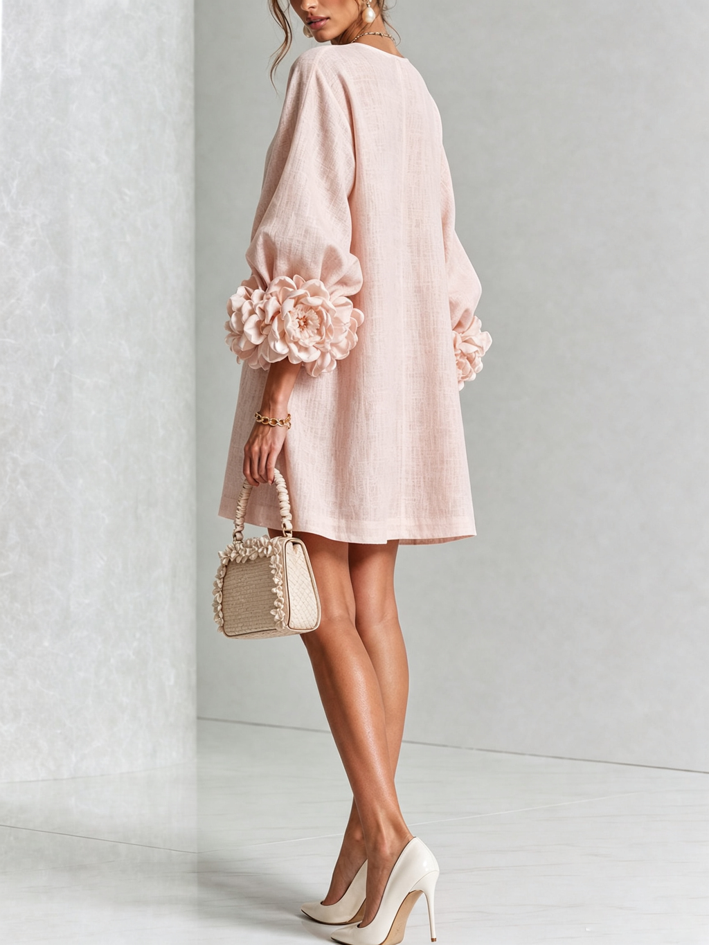 Sculptural Shift Dress
