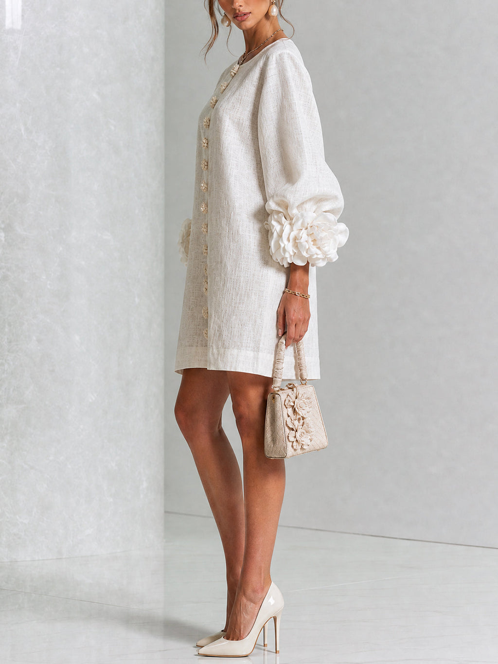 Sculptural Shift Dress
