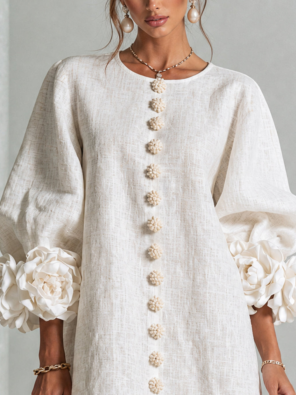 Sculptural Shift Dress