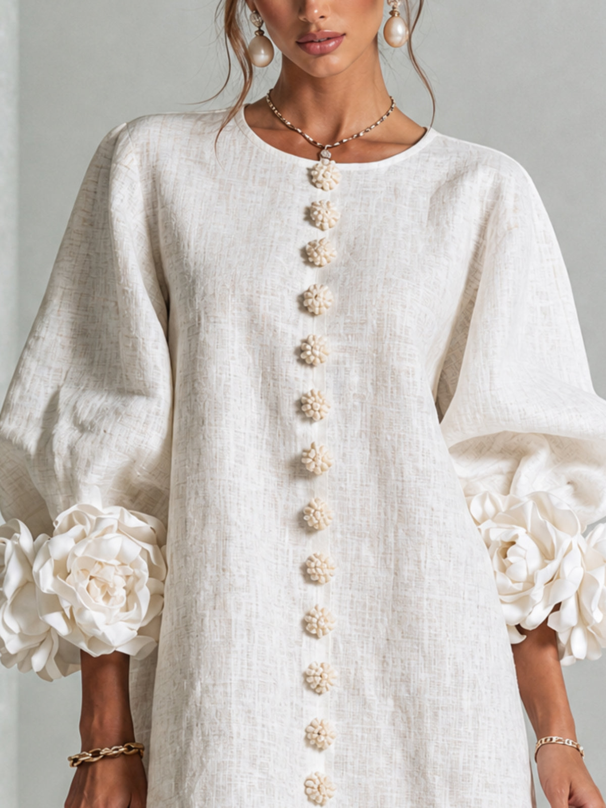 Sculptural Shift Dress