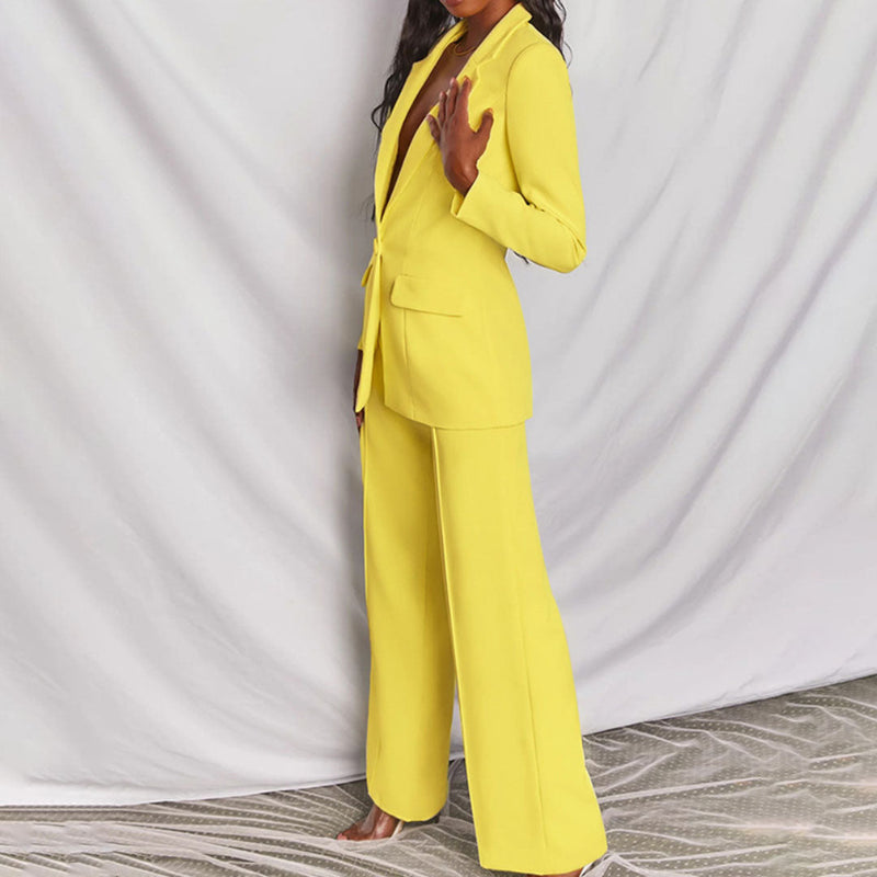 Women's Blazer and Trousers Set – Sophisticated & Comfortable