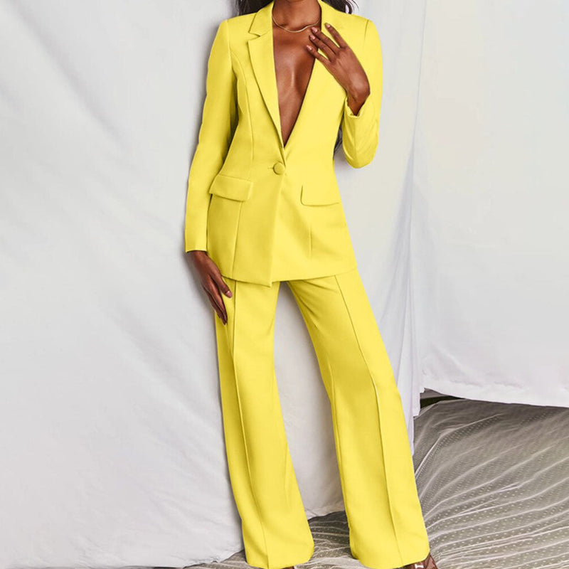 Women's Blazer and Trousers Set – Sophisticated & Comfortable