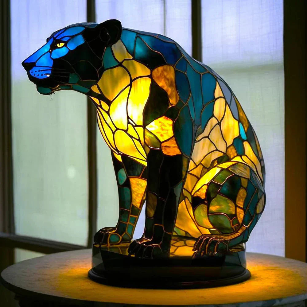 Artistic Glass Lamp with Unique Animal Designs for Stylish Decor