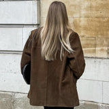 Women’s Suede Jacket – Tailored Fit for Casual & Smart Wear