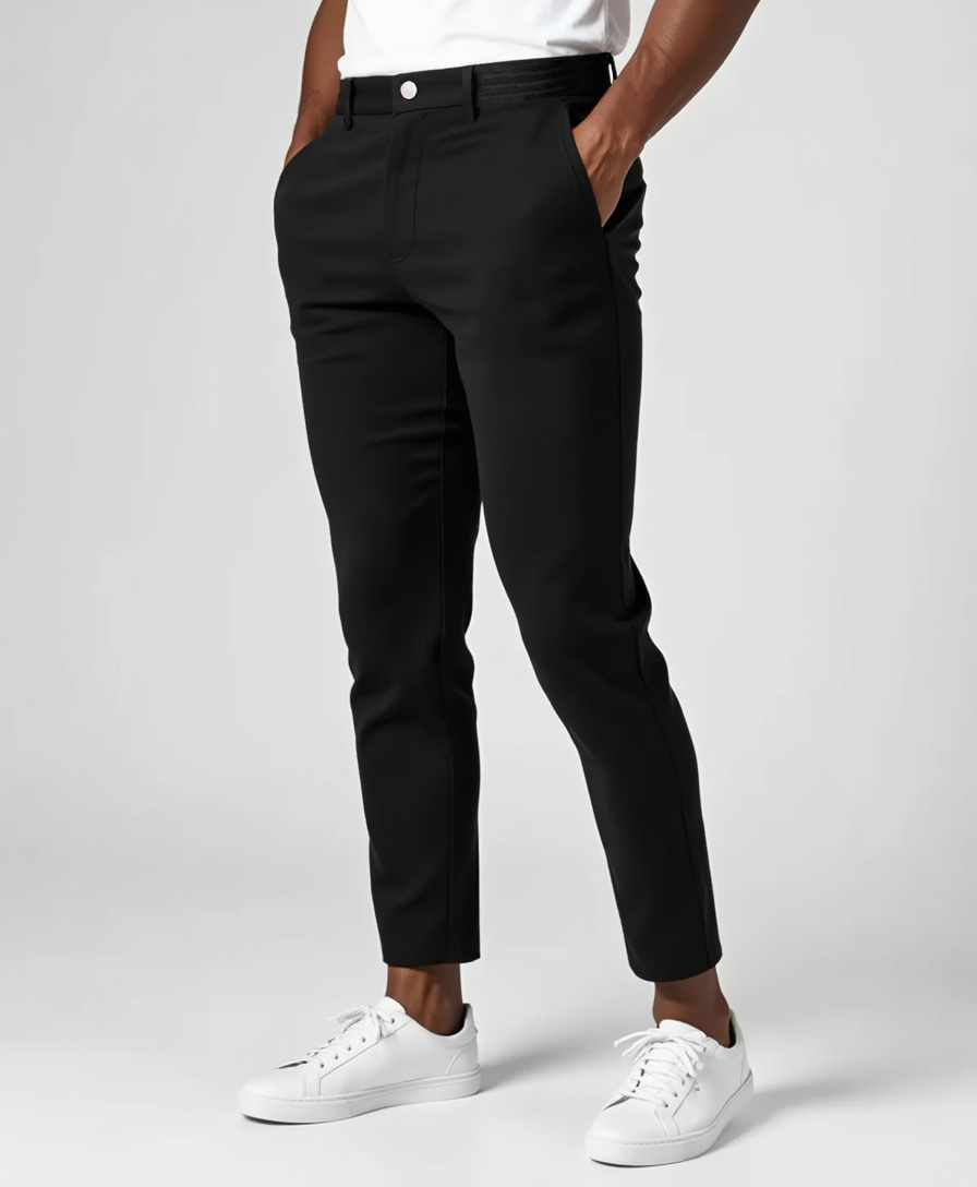 Pantaloni Slim Elasticizzati – Pantaloni Casual Leggeri da Uomo