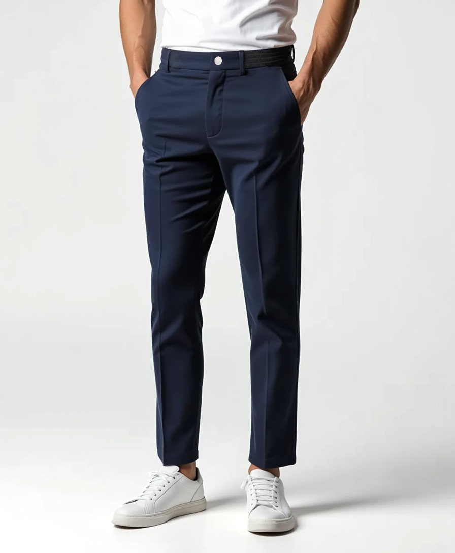 Pantaloni Slim Elasticizzati – Pantaloni Casual Leggeri da Uomo