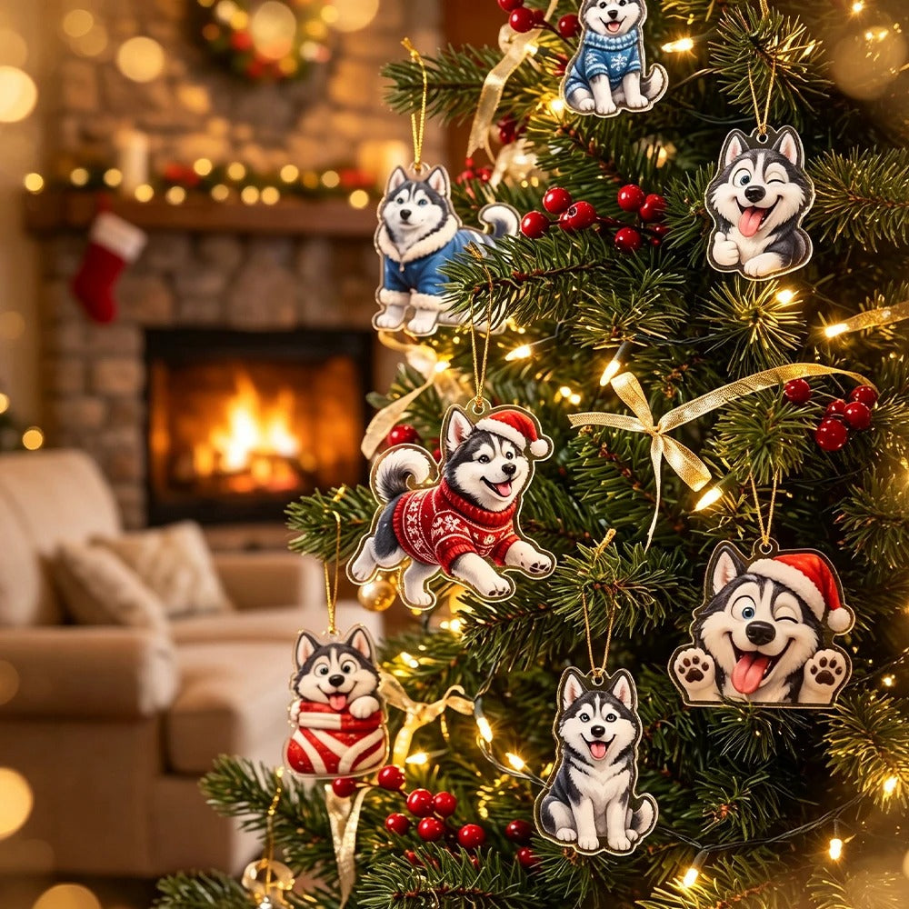 2026 Christmas Advent Calendar for Dogs 24-day Countdown With a Husky Theme For Dog Lovers