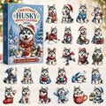2026 Christmas Advent Calendar for Dogs 24-day Countdown With a Husky Theme For Dog Lovers